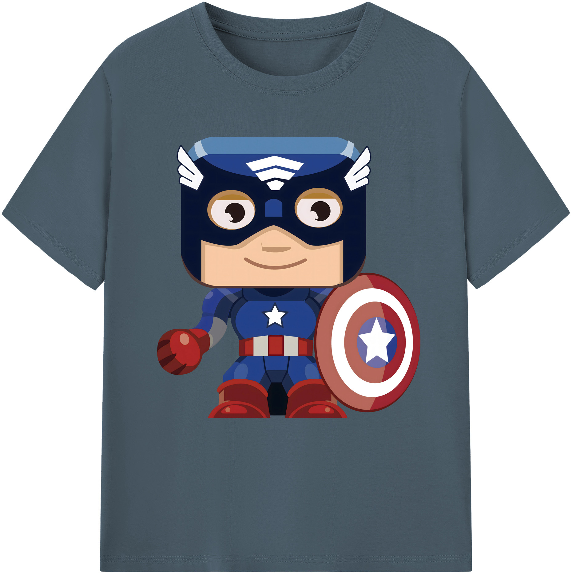 （画像用） アベンジャーズ The Avengers 綿100％半袖Tシャツ（フロントプリント）